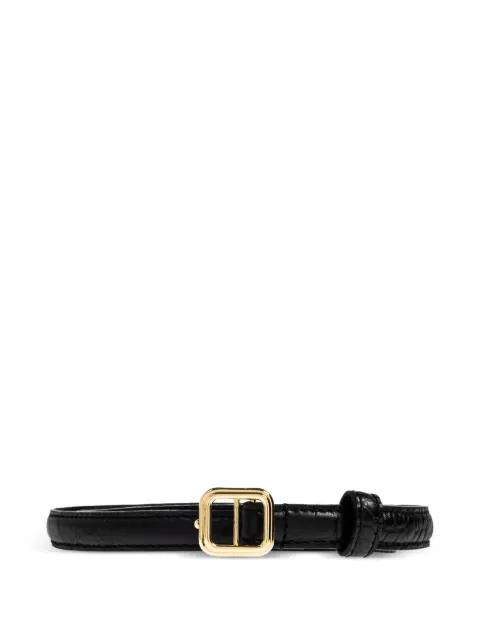 Georgia Slim croc belt by LIE STUDIO