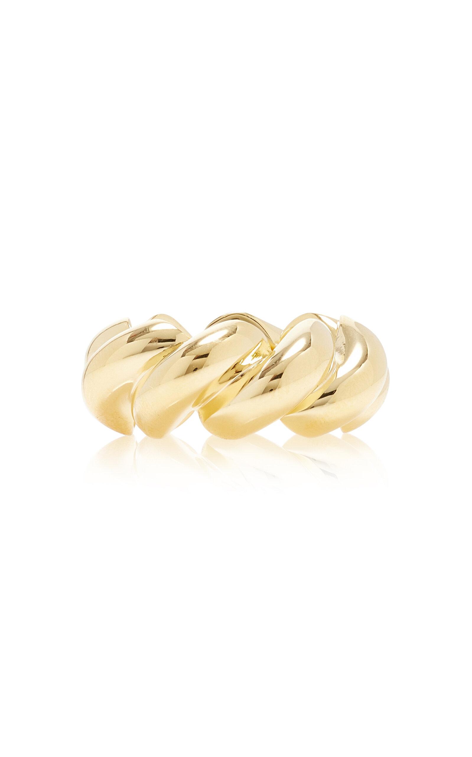 Lié Studio - The Christine 18K Gold-Plated Ring - Gold - - Moda Operandi - Gifts For Her by LIE STUDIO