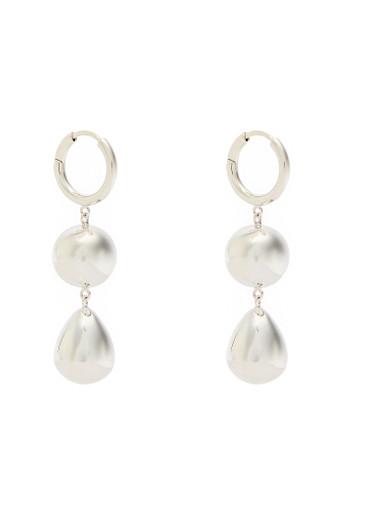 The Catherine sterling silver hoop earrings by LIE STUDIO