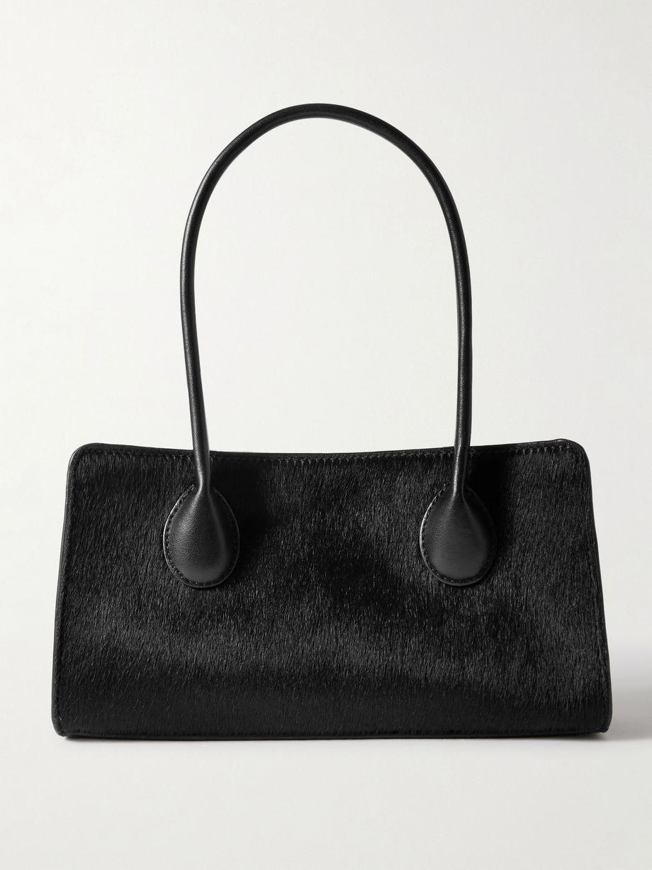 The Lou calf hair shoulder bag by LIE STUDIO