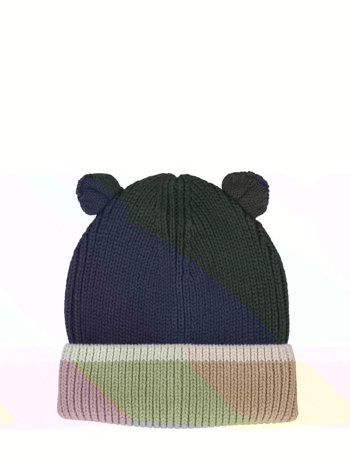 Organic Cotton Knit Hat W/ Ears by LIEWOOD