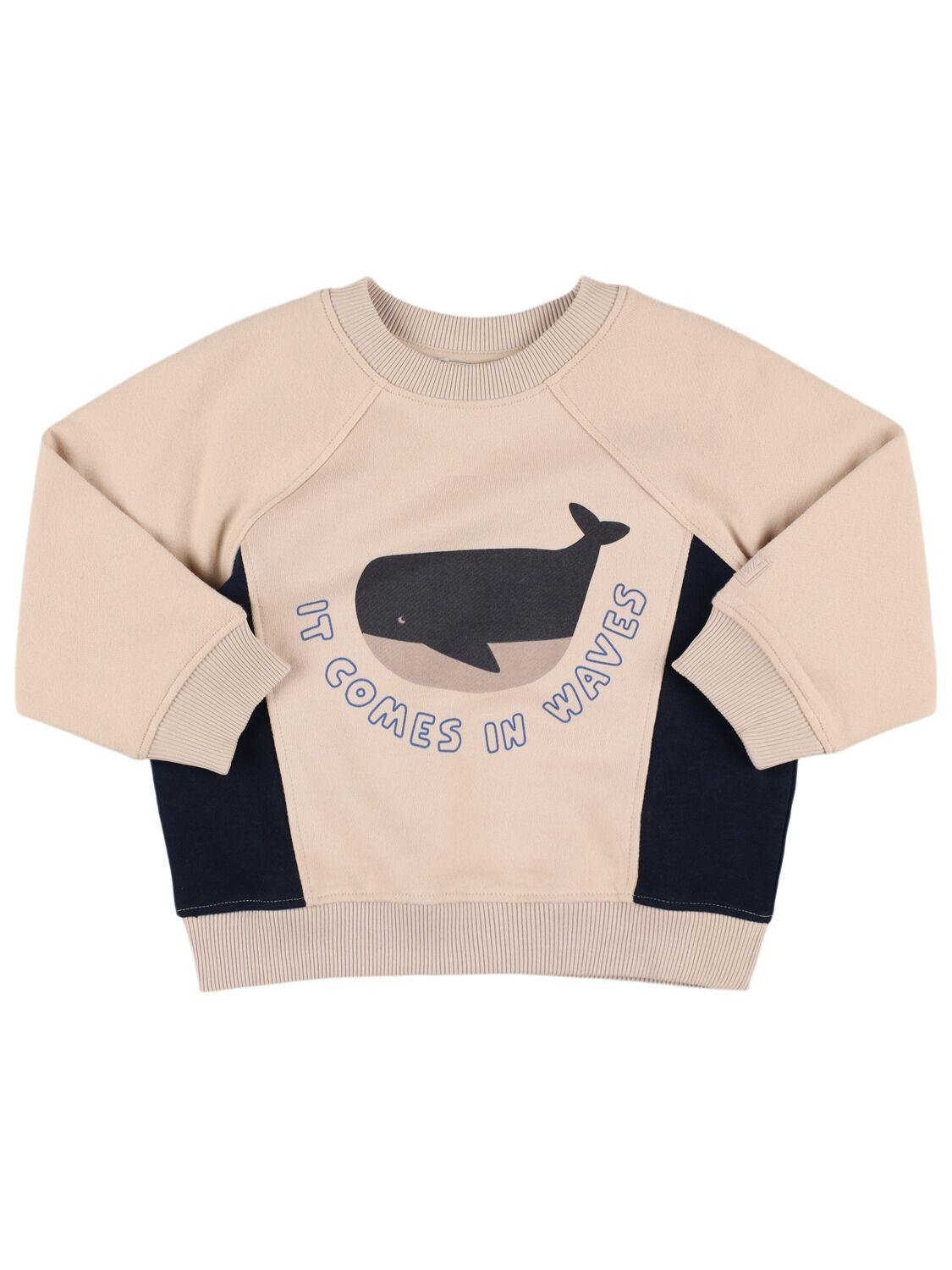 Oversize Printed Cotton Sweatshirt by LIEWOOD