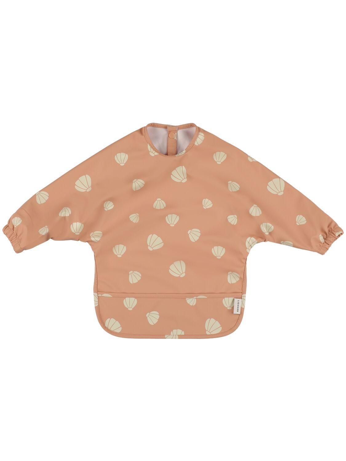 Shell Print Water Repellent Cape Bib by LIEWOOD