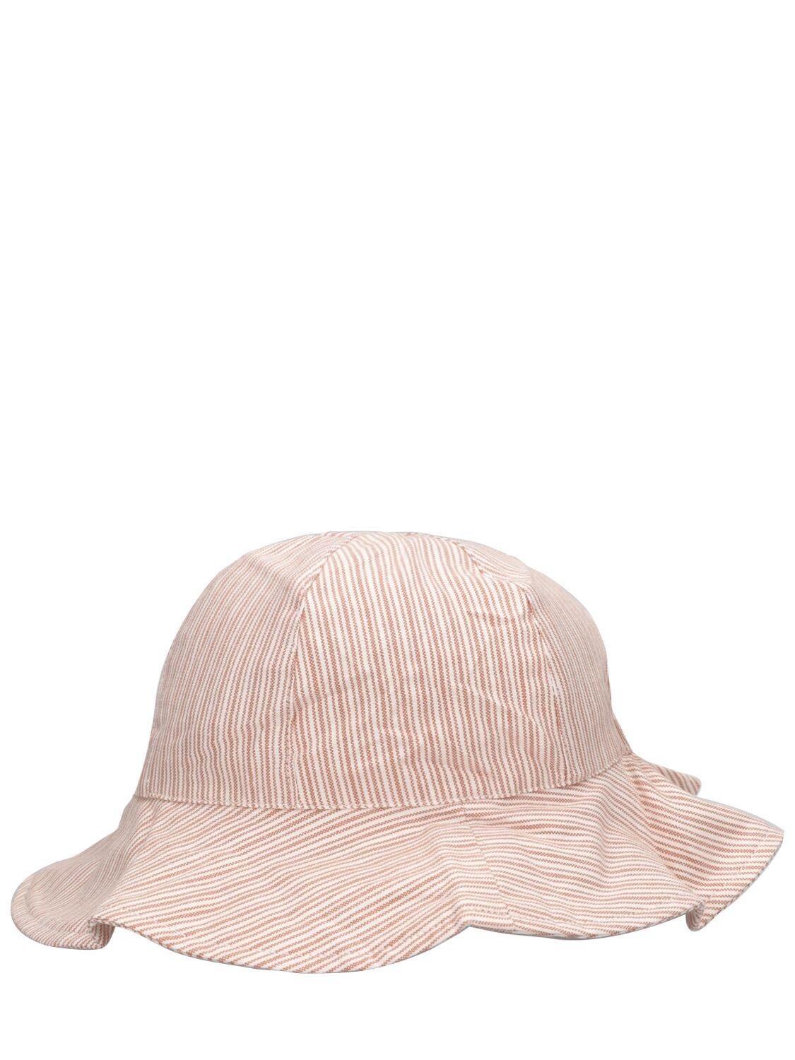 Striped Organic Cotton Sun Hat by LIEWOOD