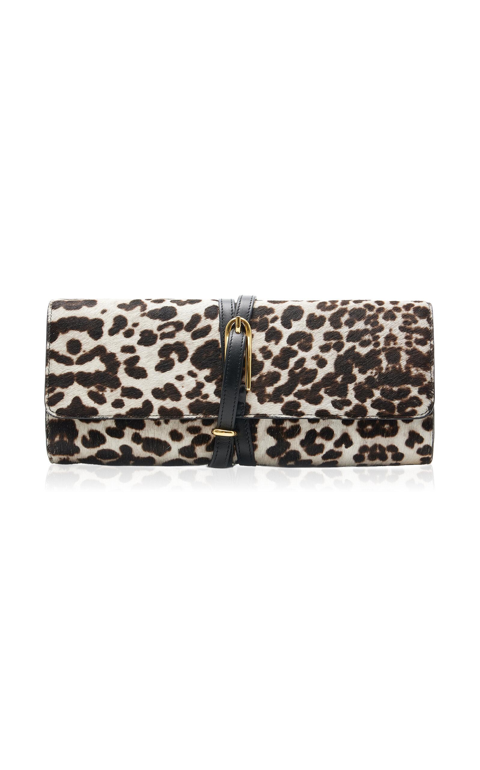 Liffner Belted Leopard Calf Hair Clutch - Moda Operandi by LIFFNER