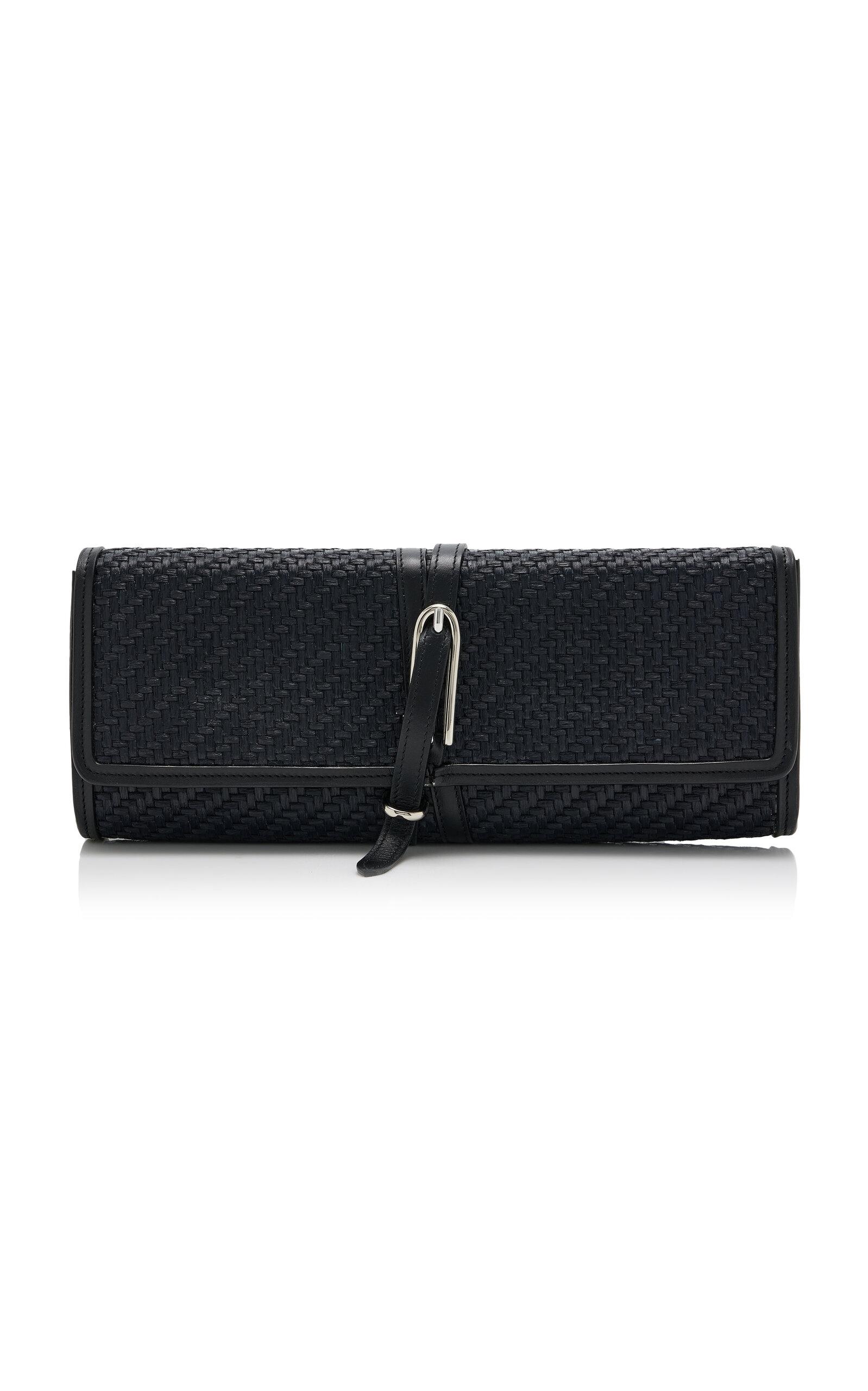 Liffner Belted Raffia Clutch - Moda Operandi by LIFFNER