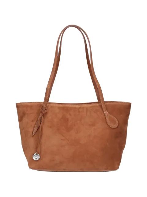 Sprout suede tote bag by LIFFNER