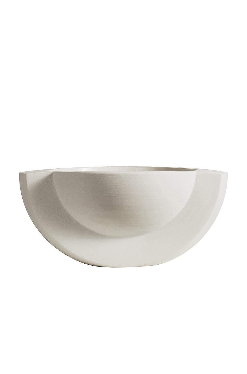 Light + Ladder Saturn Bowl in White by LIGHT + LADDER