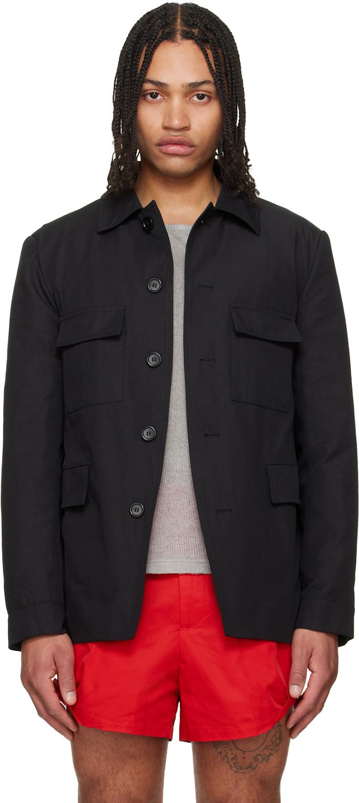 Black Military Jacket by LII