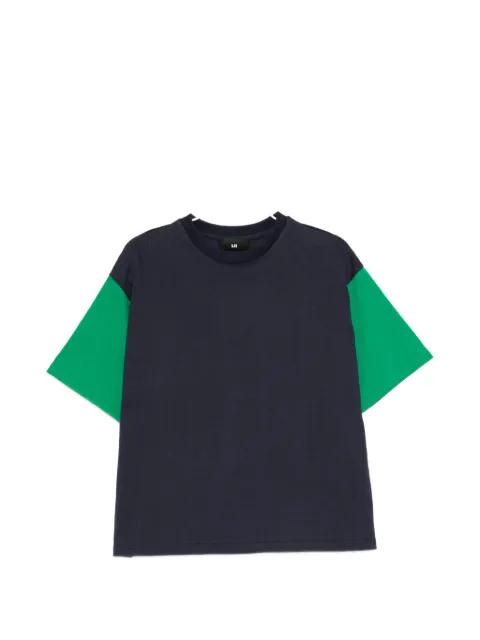 colour-block short-sleeve T-shirt by LII