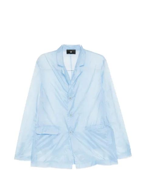 sheer single-breasted jacket by LII