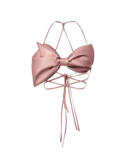 bow-shaped crop top by LIKA