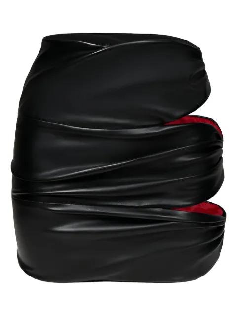 cut-out mini skirt by LIKA