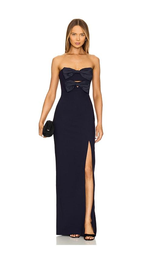 LIKELY Bea Gown in Navy by LIKELY