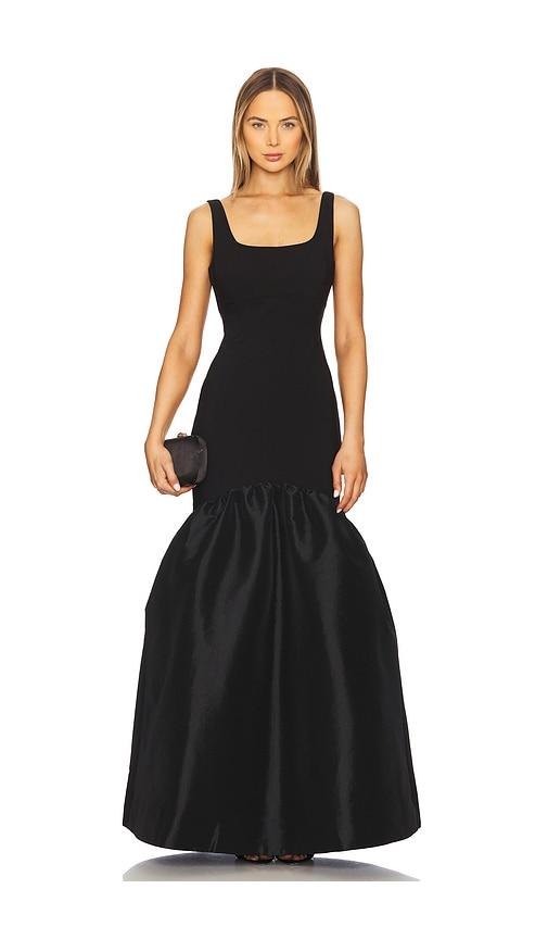 LIKELY Bowie Gown in Black by LIKELY