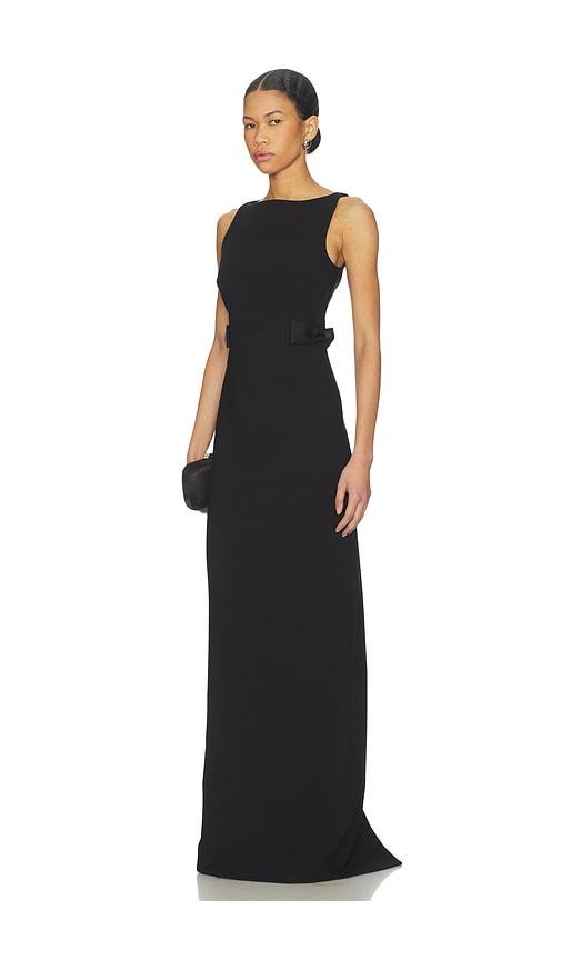 LIKELY Bryanna Gown in Black by LIKELY
