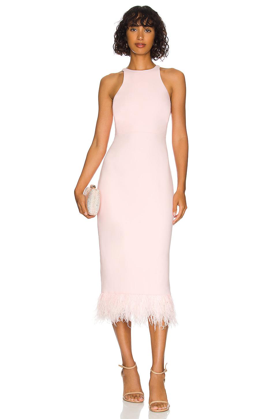 LIKELY Chandler Midi Dress in Blush by LIKELY