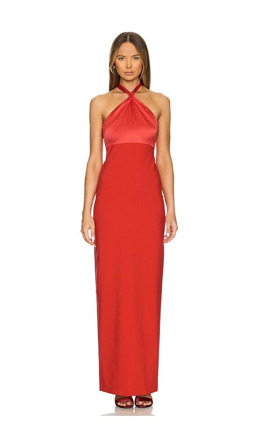 LIKELY Francesca Gown in Red by LIKELY