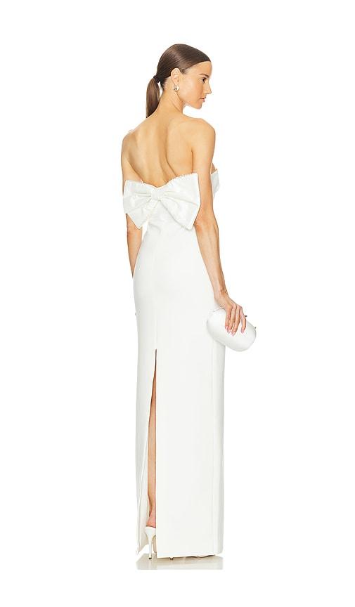 LIKELY Helen Gown in White by LIKELY