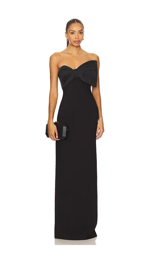 LIKELY Minka Gown in Black by LIKELY