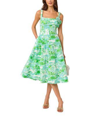 Nelly Stretch Midi Dress by LILLY PULITZER