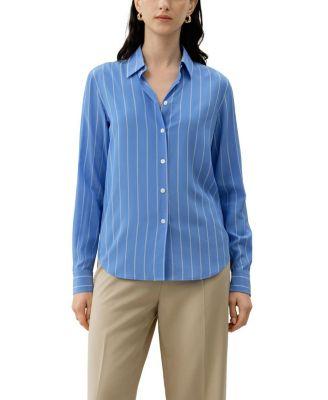 Amalfi Striped Shirt by LILYSILK