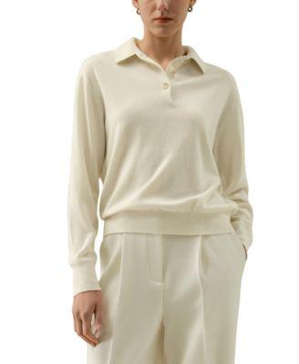 Baby Cashmere Polo Shirt by LILYSILK