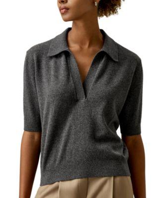 Baby Cashmere Polo Sweater by LILYSILK