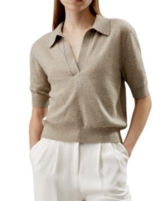 Baby Cashmere Polo Sweater by LILYSILK