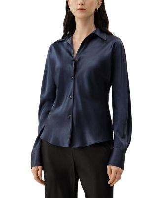 Bias Cut Silk Shirt by LILYSILK