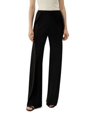 Bias Cut Straight Leg Silk Pants by LILYSILK