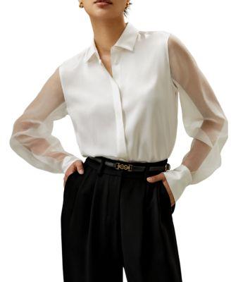 Ethereal Silk Shirt by LILYSILK