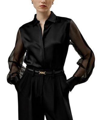 Ethereal Silk Shirt by LILYSILK