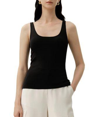 Milano Knit Silk Viscose Tank Top by LILYSILK