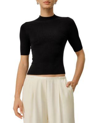 Seamless Silk-Cotton Slim-Fit Knit Top by LILYSILK