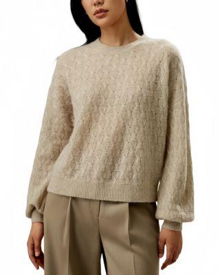 Silk-Cashmere Blend Sweater by LILYSILK