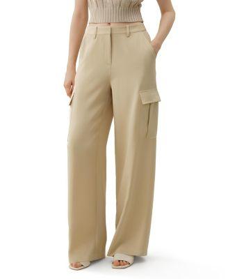 Silk Crepe Cargo Pant by LILYSILK