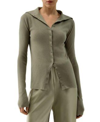 Slim Fit Silk Cashmere Sweater by LILYSILK