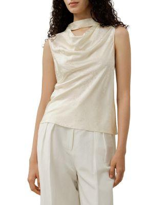 Ying Jacquard Silk Tank by LILYSILK