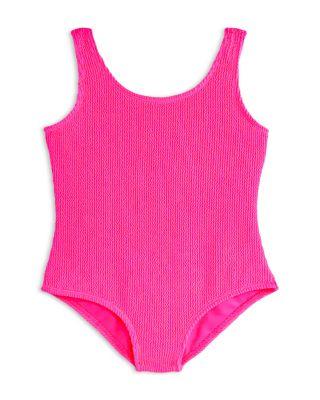 Girls' Crinkle One Piece Swimsuit - Little Kid by LIMEAPPLE