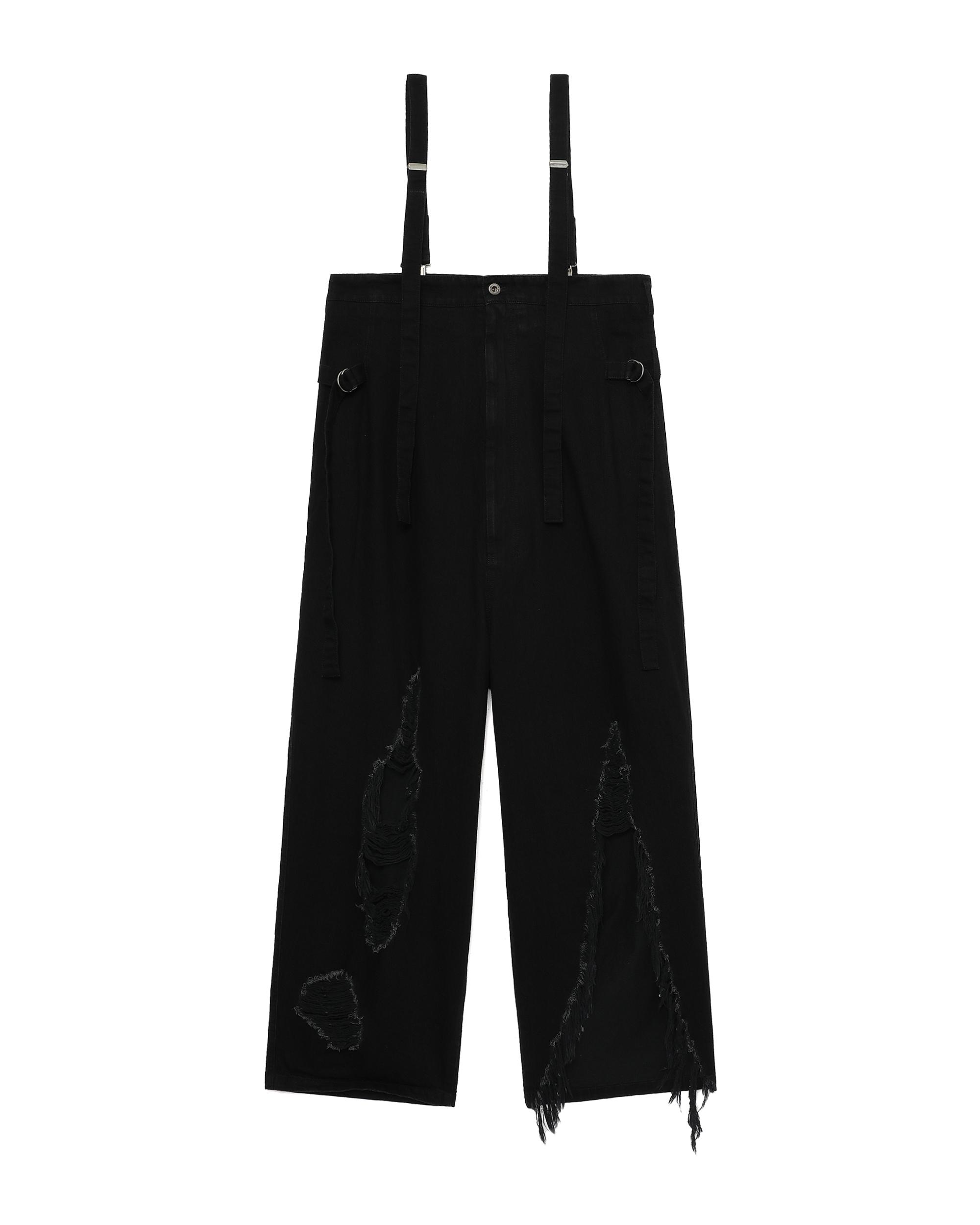 Distressed overalls by LIMI FEU