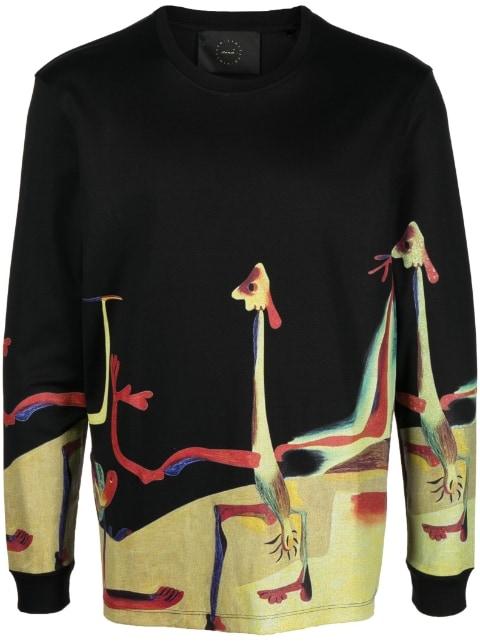 Joan Miró-print cotton sweatshirt by LIMITATO
