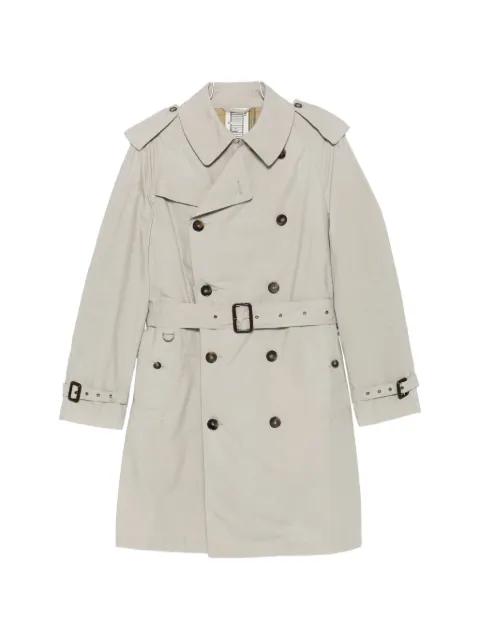 double-breasted belted coat by L'IMPERMEABILE