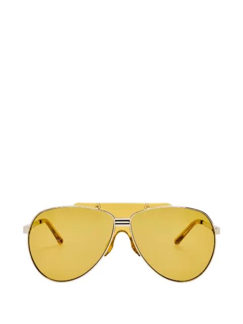 Amelia pilot-frame sunglasses by LINDA FARROW