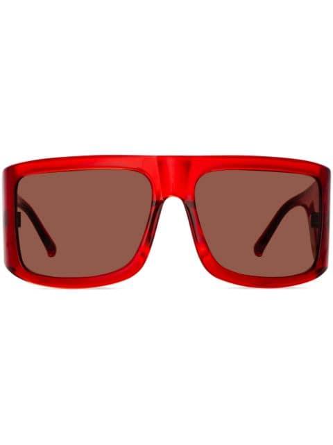 Andre oversized-frame sunglasses by LINDA FARROW