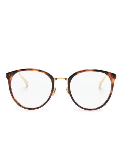 Calthorpe oval-frame glasses by LINDA FARROW