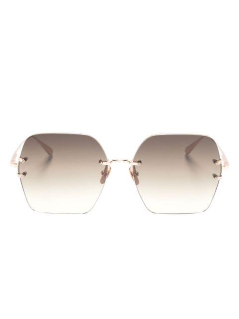 Carina oversize-frame sunglasses by LINDA FARROW