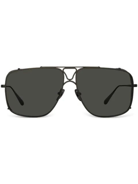 Enzo pilot-frame sunglasses by LINDA FARROW