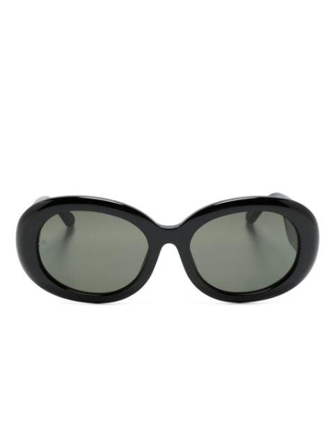 Lina oval-frame sunglasses by LINDA FARROW