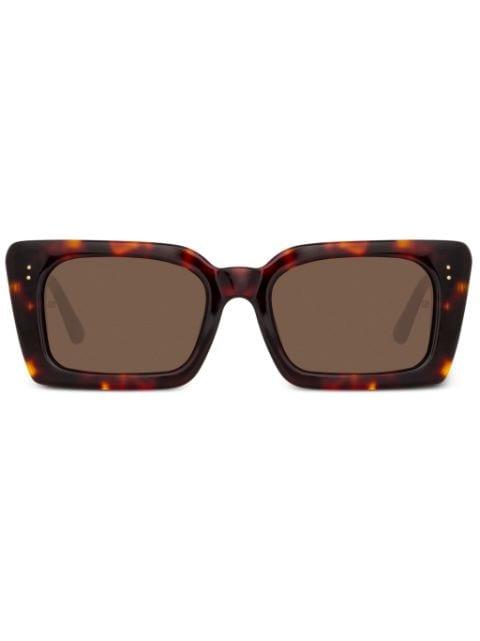 Nieve tortoiseshell-effect sunglasses by LINDA FARROW